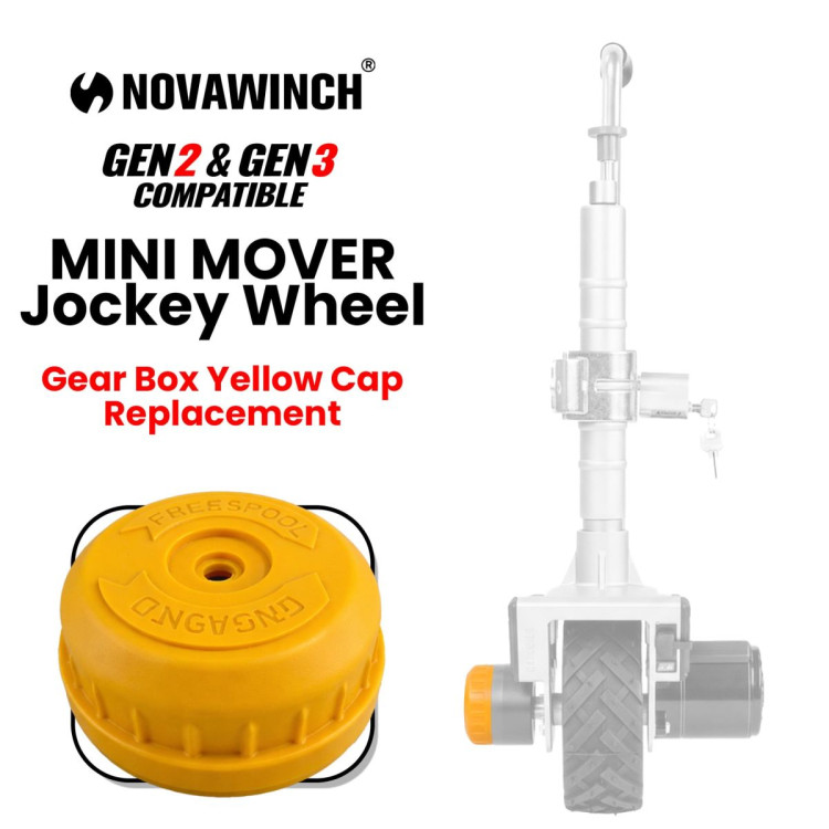 Mini Mover Gear Box Yellow Cap Replacement Cover for Gen 2  & Gen 3 Jockey Wheel image 6