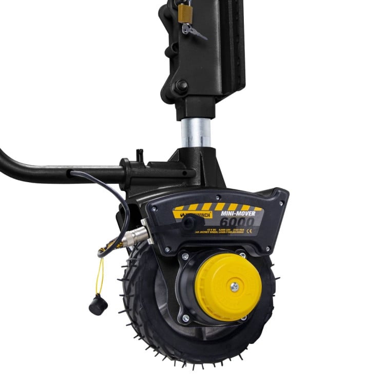Gen3 Mini Mover 12V 550W Electric Motorised Jockey Wheel - Black image 4