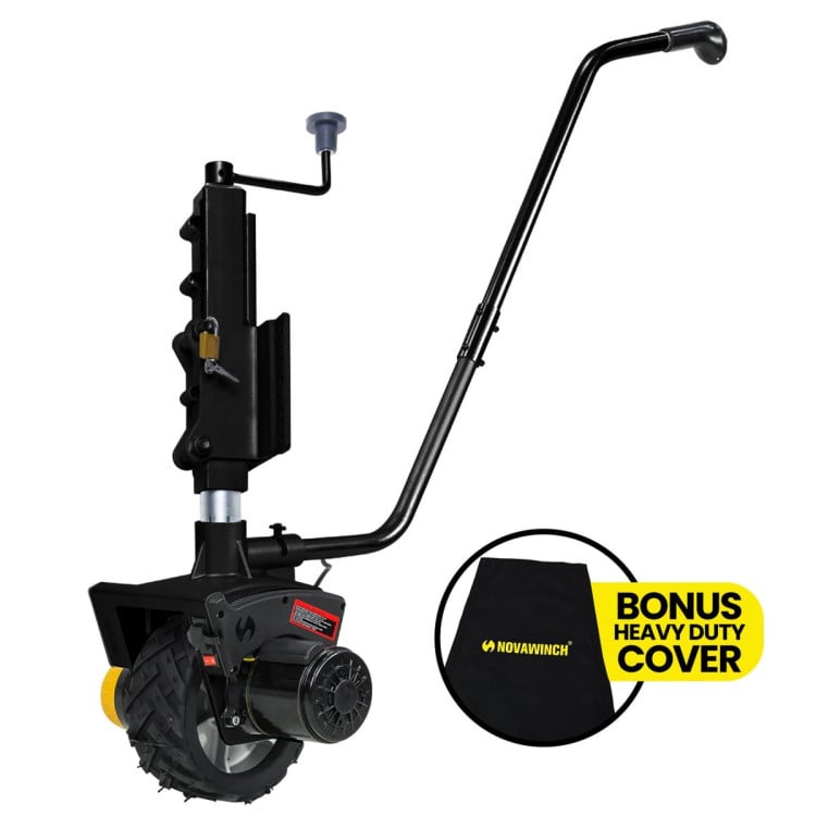 Gen3 Mini Mover 12V 550W Electric Motorised Jockey Wheel - Black image 16