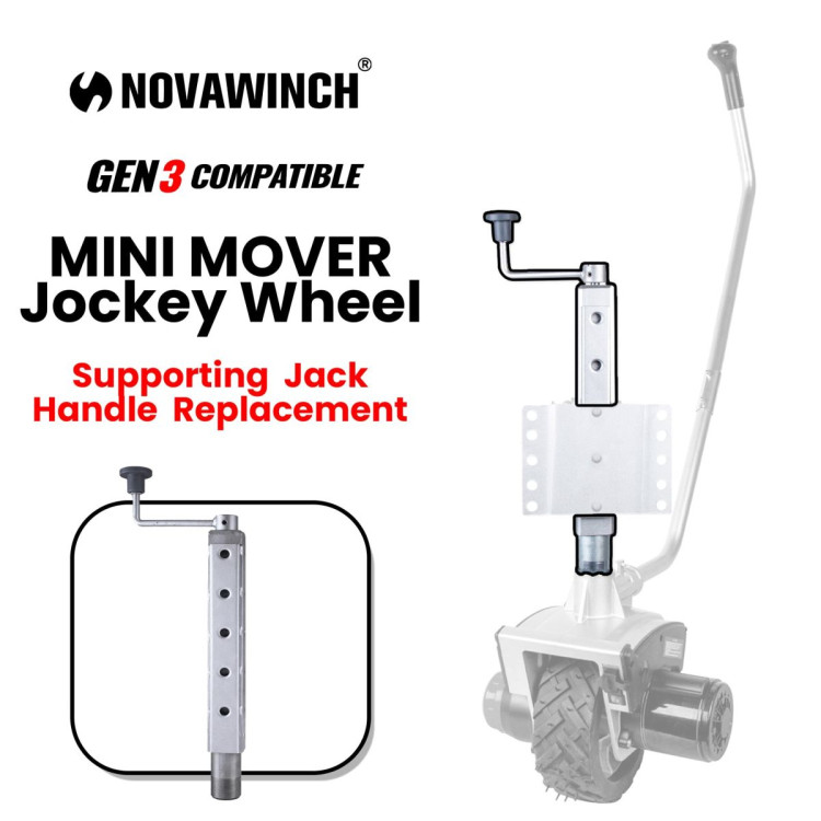 Mini Mover Supporting Jack Handle Replacement for Gen 3 Caravan Jockey Wheel image 4