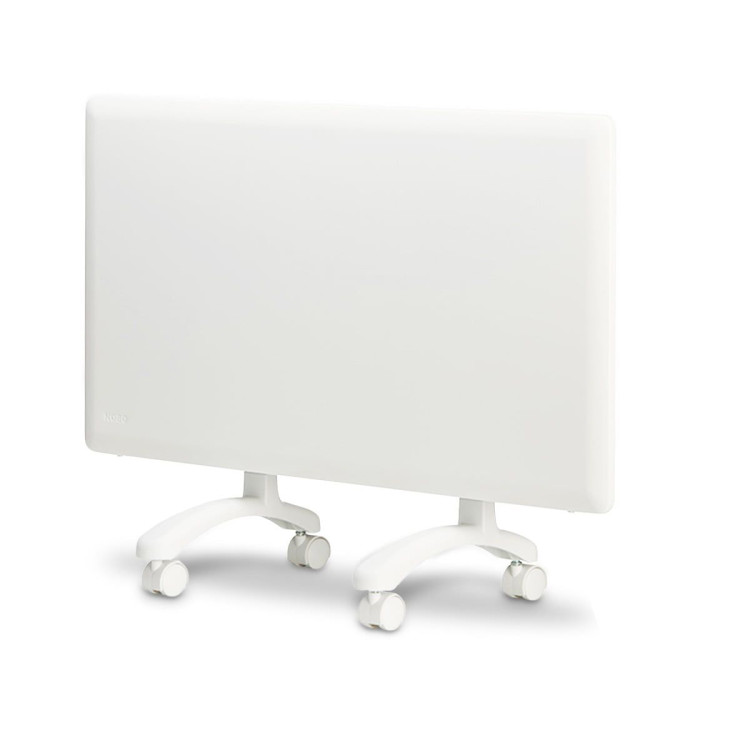 Nobo 1000W Electric Panel Heater with Thermostat & Castors