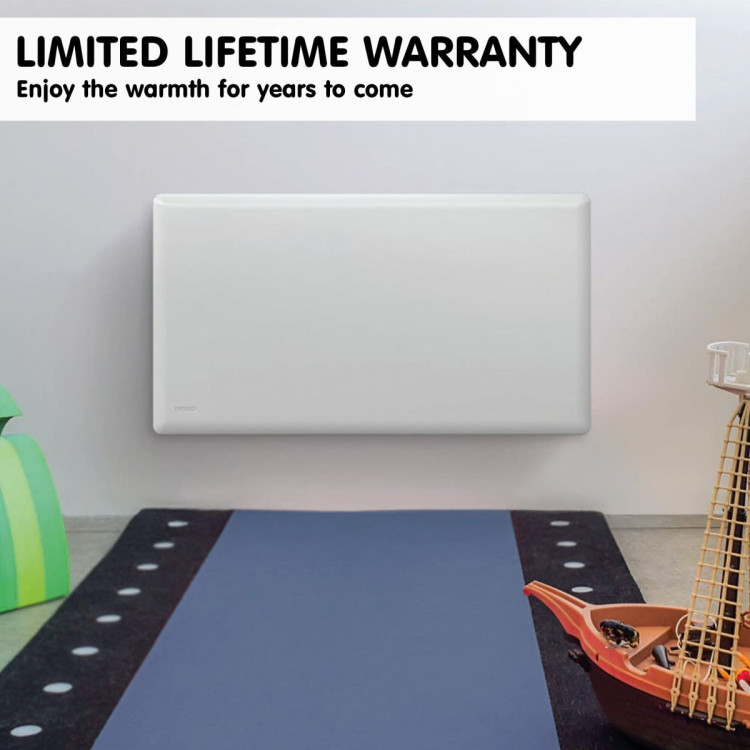 Nobo 2400W Electric Panel Heater with Thermostat & Castors image 9