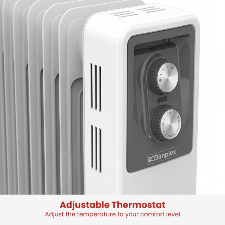 Dimplex 2.4kW Oil Column Heater with Turbo Fan 9 Fin Portable Radiator image 7