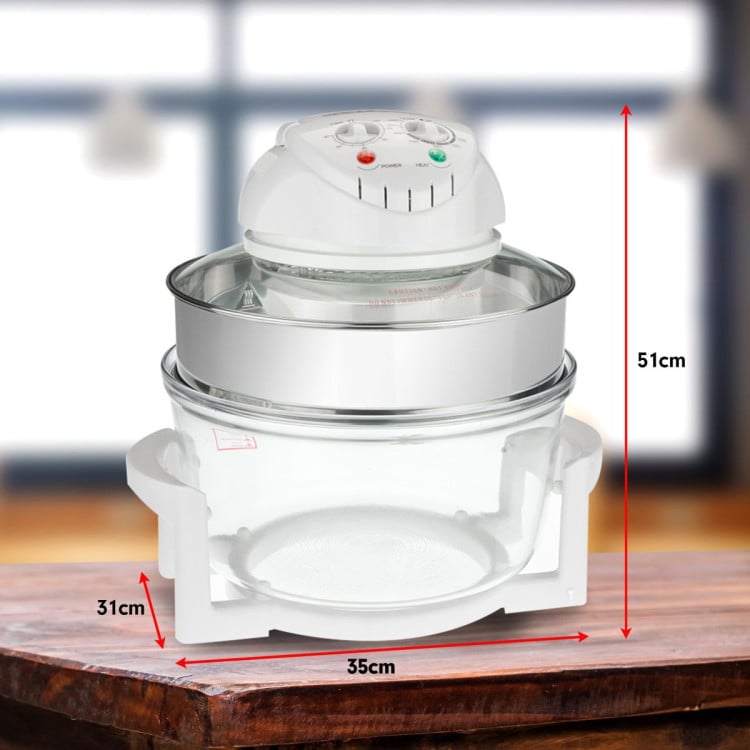 17l Family Turbo Convection Oven Broiler Cooker - A15 White image 5