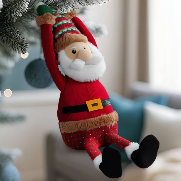 Christabelle 41cm Christmas Santa Animated Musical Decoration Ornament for Table Top or Mantel Display with Music image 6