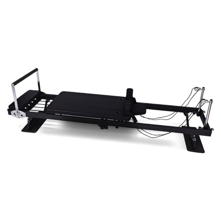 Powertrain Aria Pilates Reformer Machine Steel Foldable Multifunctional Home Gym Equipment Exercise Trainer Black image 12