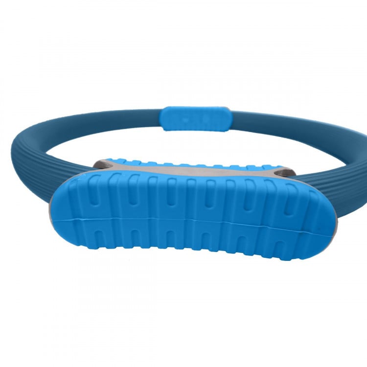 Powertrain Pilates Ring Band Yoga Home Workout Exercise Band Blue image 5