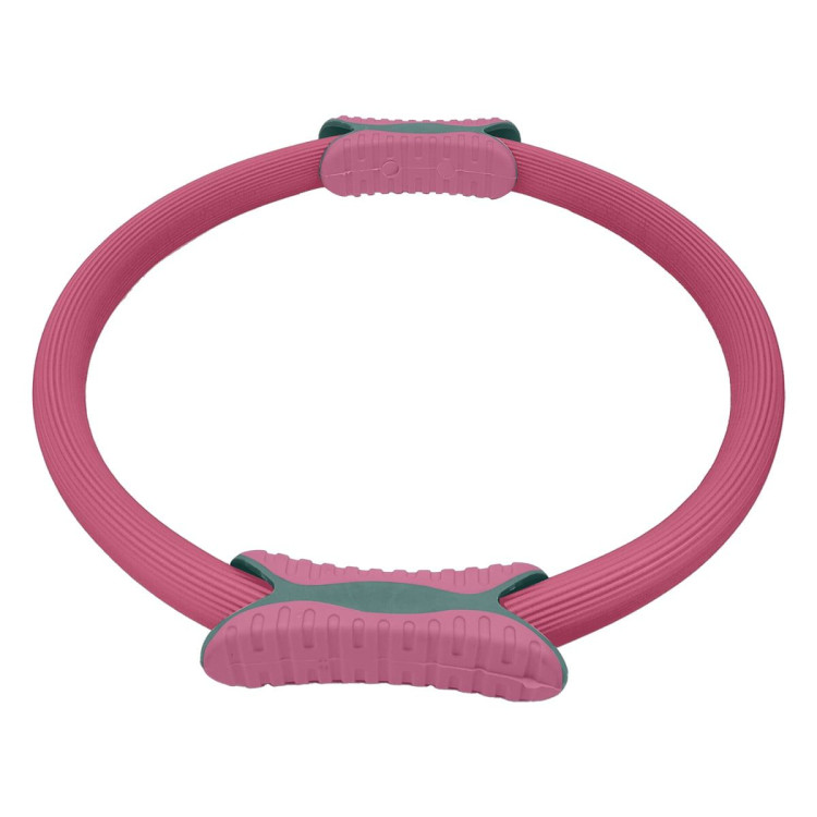 Powertrain Pilates Ring Band Yoga Home Workout Exercise Band Pink image 4