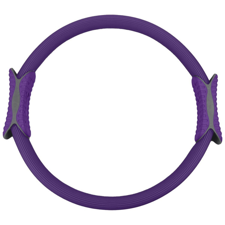 Powertrain Pilates Ring Band Yoga Home Workout Exercise Band Purple image 3