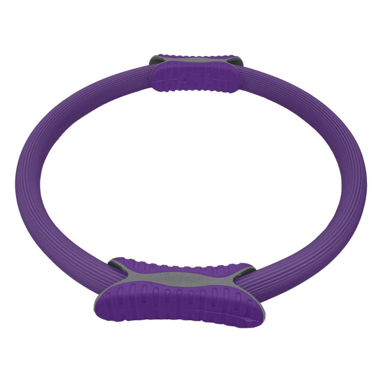 Powertrain Pilates Ring Band Yoga Home Workout Exercise Band Purple image 4