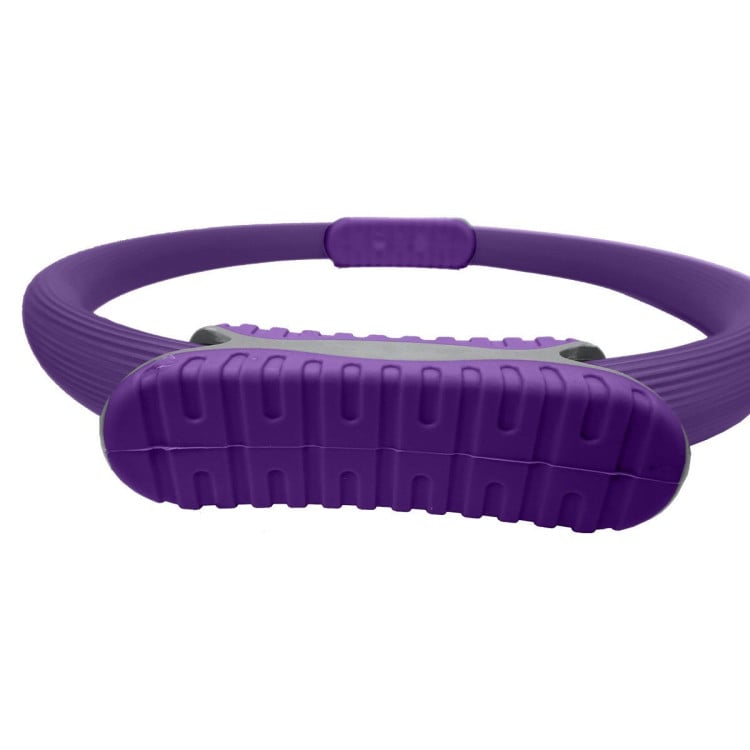 Powertrain Pilates Ring Band Yoga Home Workout Exercise Band Purple image 5