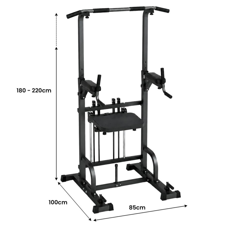 Powertrain Pull-Up & Dip Power Tower Multifunction Strength Training Station image 4