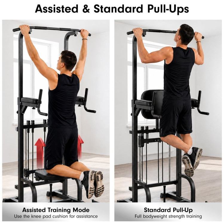 Powertrain Pull-Up & Dip Power Tower Multifunction Strength Training Station image 6