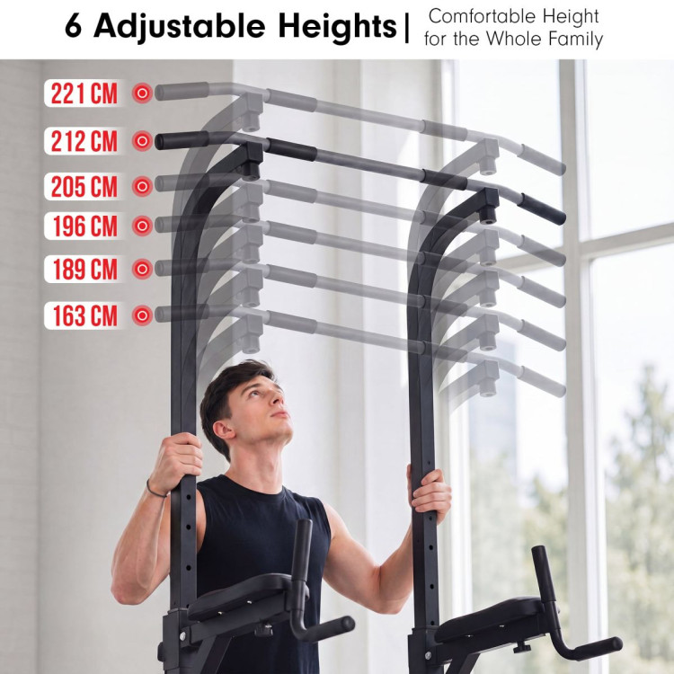 Powertrain Pull-Up & Dip Power Tower Multifunction Strength Training Station image 13