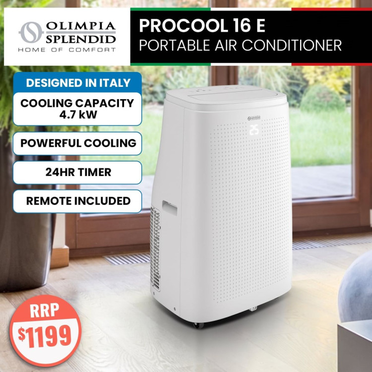 Olimpia Splendid ProCool 16E Portable AC and Dehumidifier Refurbished image 3
