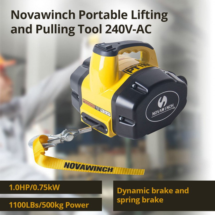 Novawinch PT1100 Portable Lifting and Pulling Tool 240V-AC image 10