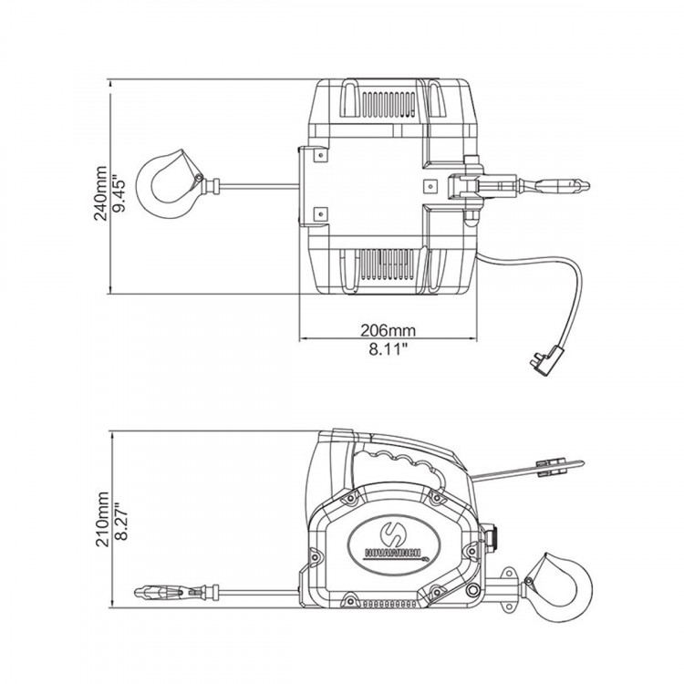Novawinch PT1100 Portable Lifting and Pulling Tool 240V-AC image 9