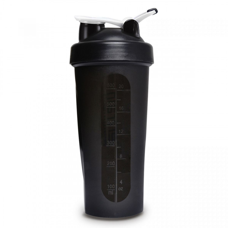 Powertrain 700ml Shaker Bottle Protein Water Sports Drink Black image 3