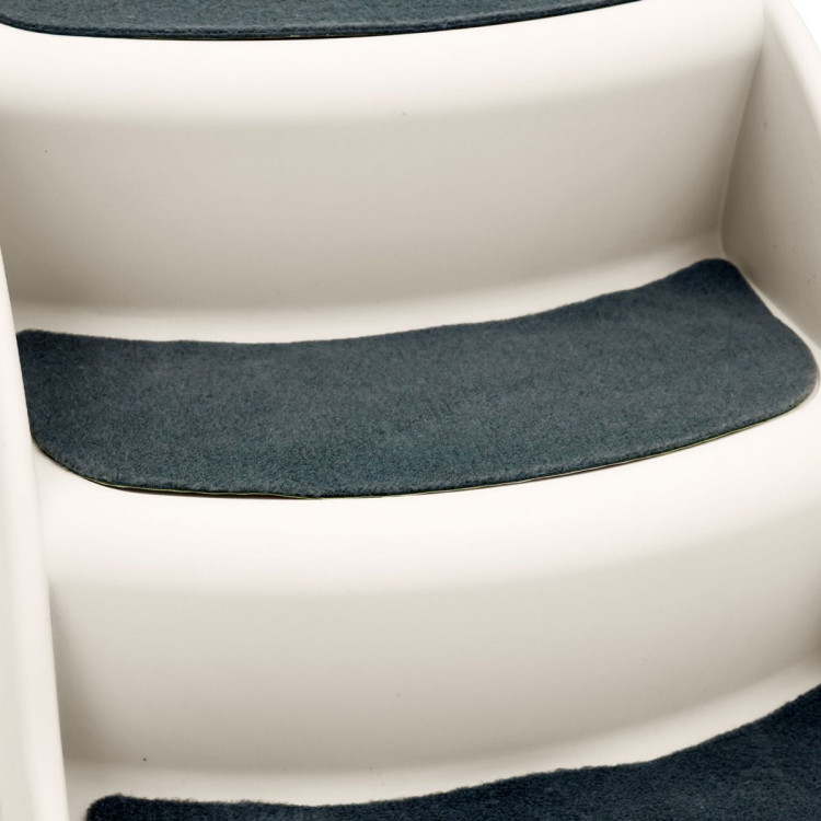 Furtastic 38cm Foldable Pet Stairs Ramp - White image 4