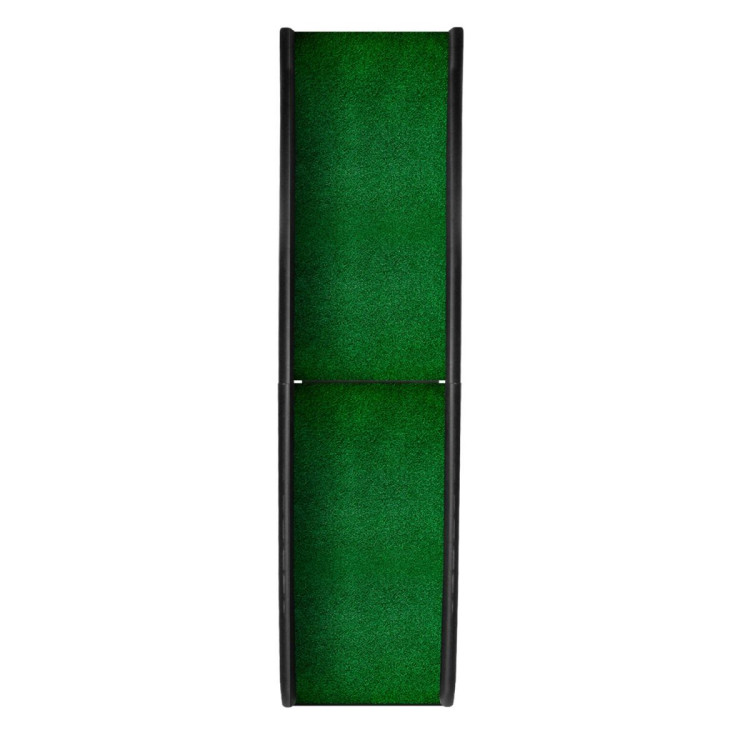 Furtastic Foldable Plastic Dog Ramp with Synthetic Grass image 2