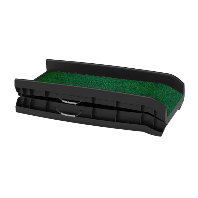 Furtastic Foldable Plastic Dog Ramp with Synthetic Grass image 4