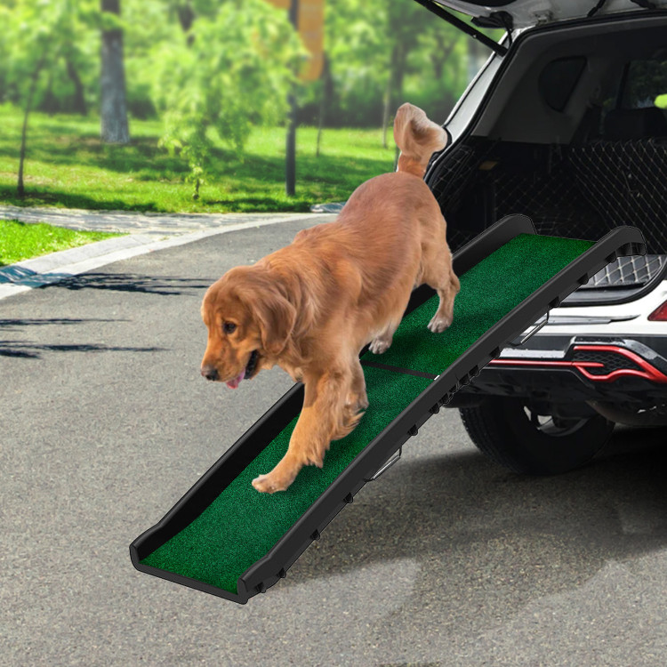 Furtastic Foldable Plastic Dog Ramp with Synthetic Grass image 11