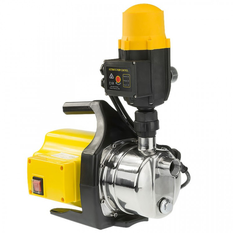 Hydro Active 800w Weatherised stainless auto water pump - Yellow image 2