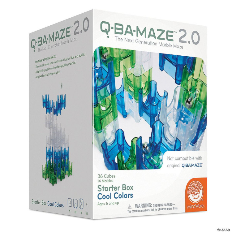 Q-ba-maze 2.0:  Starter Box - Cool Colours image 2