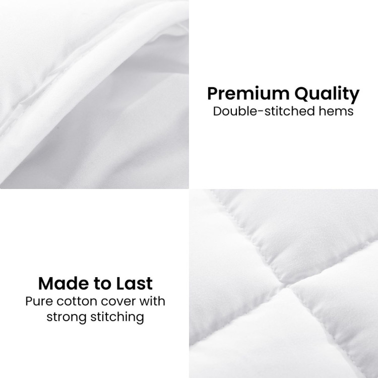 Laura Hill 500GSM Goose Down Feather Quilt Duvet Doona - King image 11