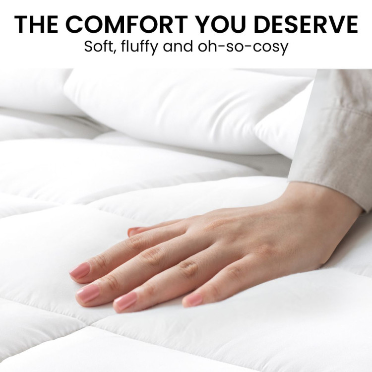 Laura Hill 500GSM Goose Down Feather Comforter Doona - Super King image 8