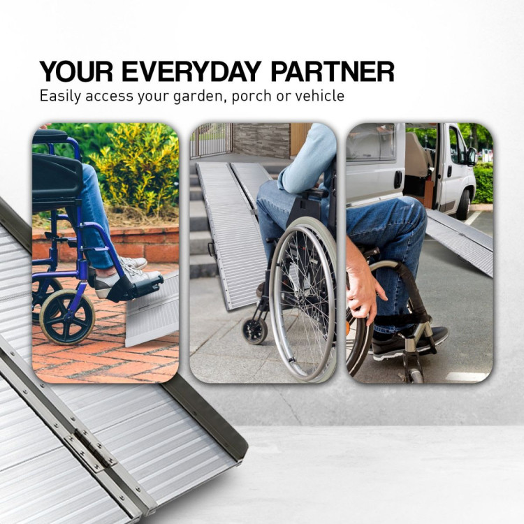 Aluminium Portable Wheelchair Ramp R02 - 6ft image 10