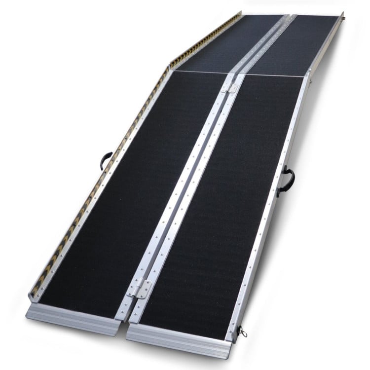 Kartrite Folding Aluminium Wheelchair Ramp 10FT Portable Mobility Access Ramp image 6