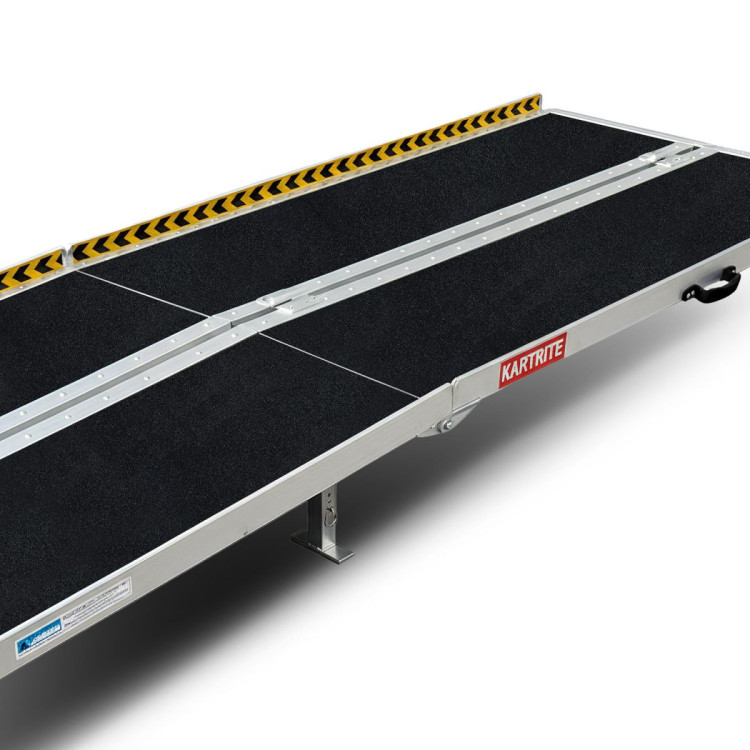 Kartrite Folding Aluminium Wheelchair Ramp 10FT Portable Mobility Access Ramp image 8