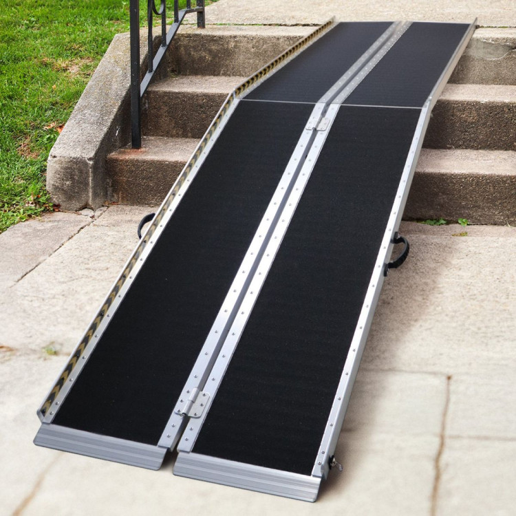 Kartrite Folding Aluminium Wheelchair Ramp 10FT Portable Mobility Access Ramp image 15