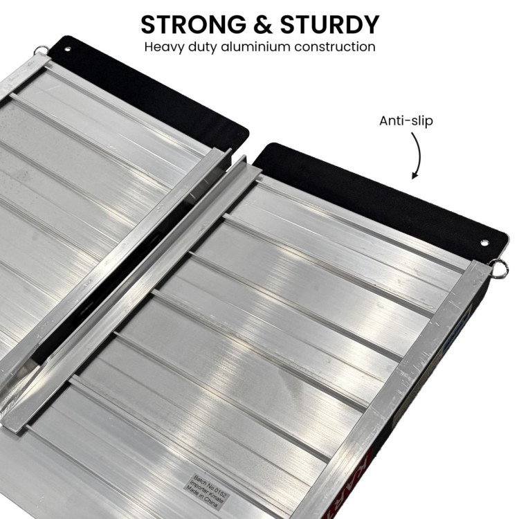 Kartrite Folding Aluminium Wheelchair Ramp 2FT Portable Mobility Access Ramp image 12