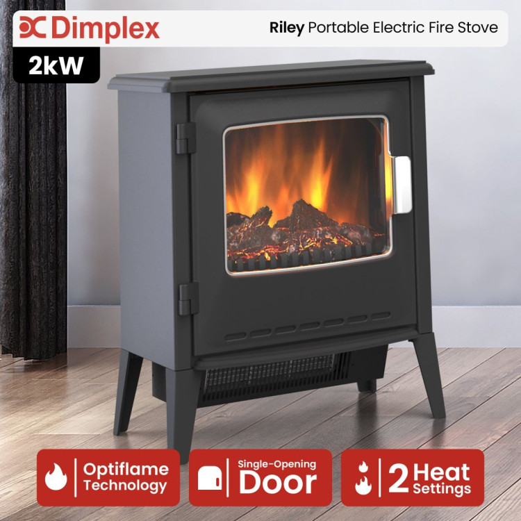 Dimplex 2kW Riley Portable Electric Fire Stove image 9