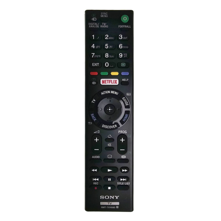 Genuine Sony TV Remote Control - RMT-TX100D