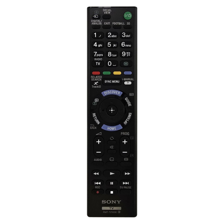 Genuine Sony RMTTZ120E Replacement TV Remote Control