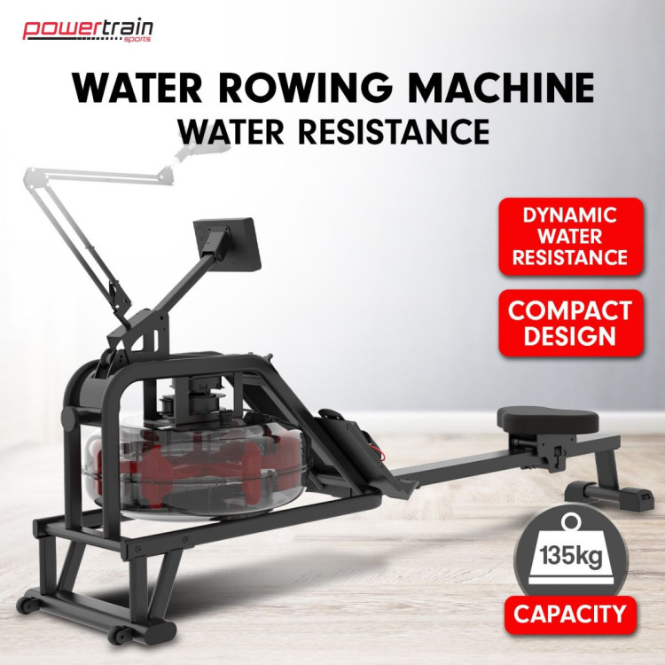 Powertrain 13L Water Resistance Rowing Machine Rower image 3