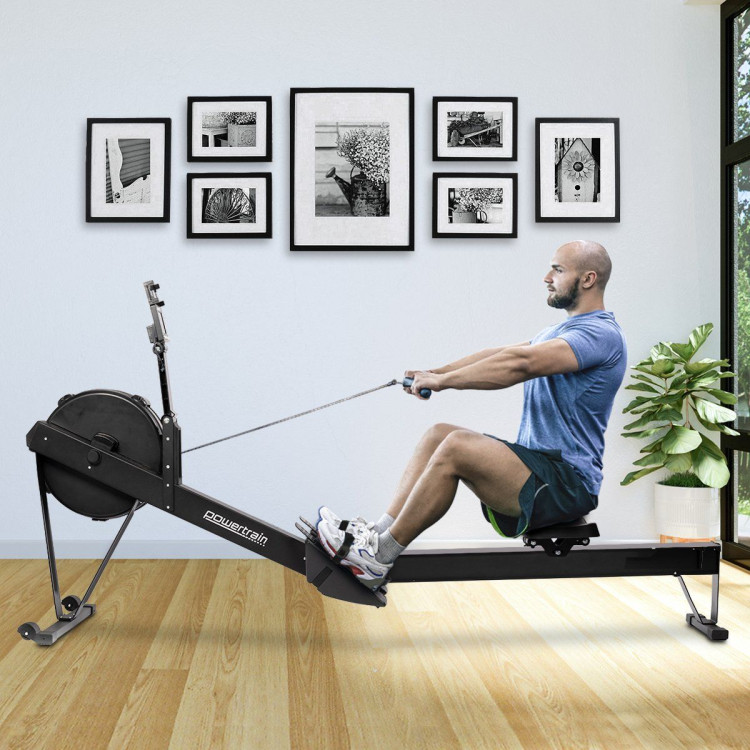 Powertrain Air Rowing Machine Resistance Rower for Home Gym Cardio image 7