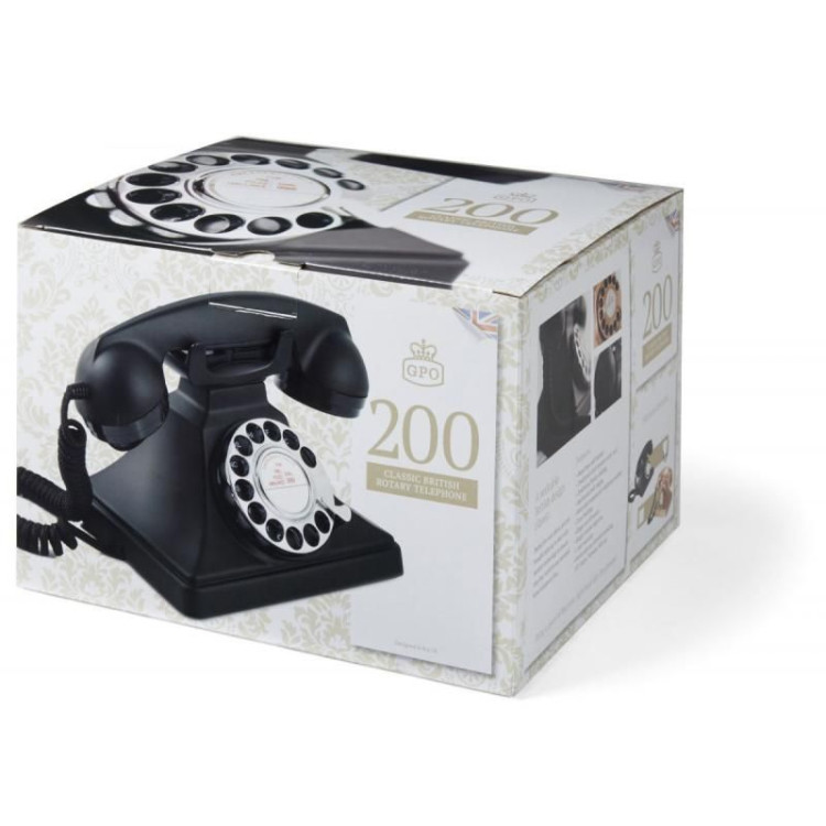 GPO 200 ROTARY TELEPHONE - BLACK image 3