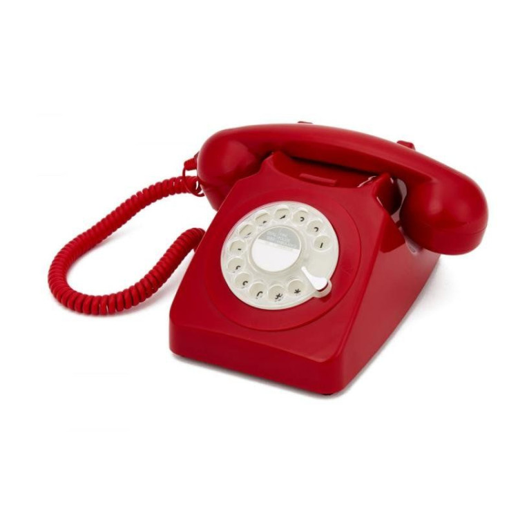 GPO 746 ROTARY TELEPHONE - RED image 6
