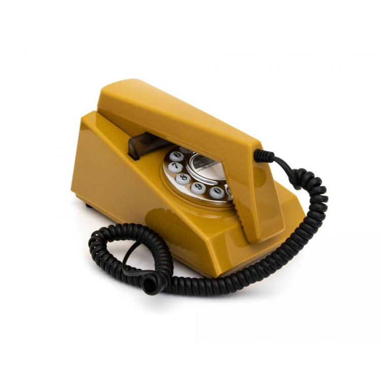 Gpo Trim Phone Push Button - Mustard image 2