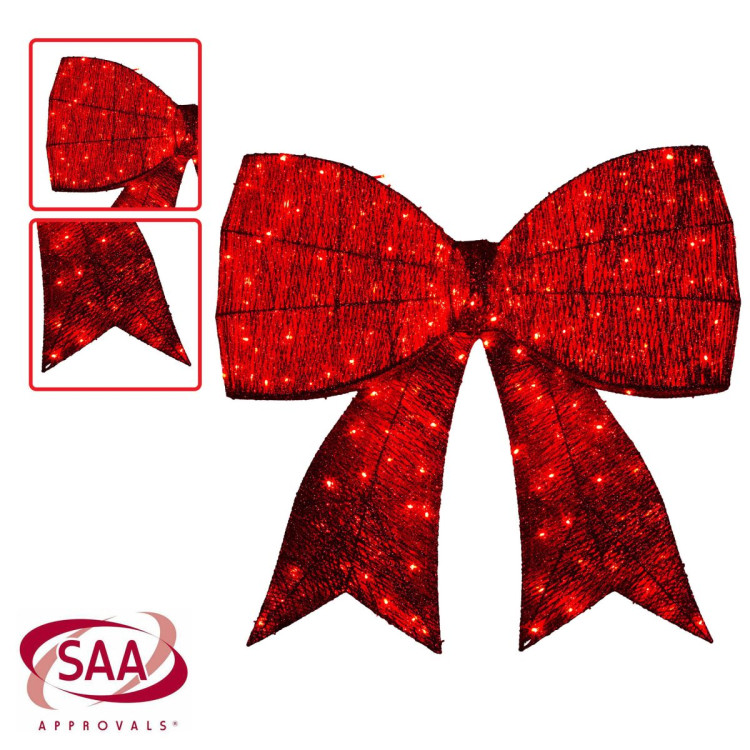 Christmas Display Bow with LED and Twinkle Lights - 91cm image 6