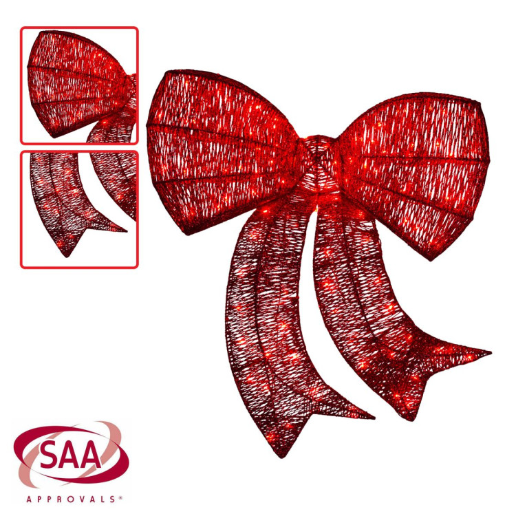 Christmas Display Bow with Lights -  87cm image 6
