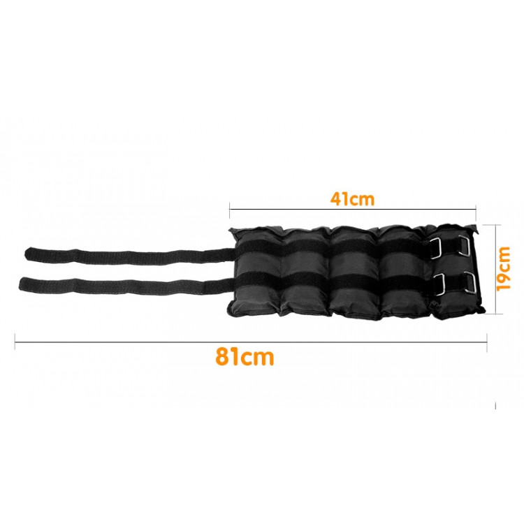 Powertrain Heavy Duty  Adjustable Ankle Weights - 5kg image 3