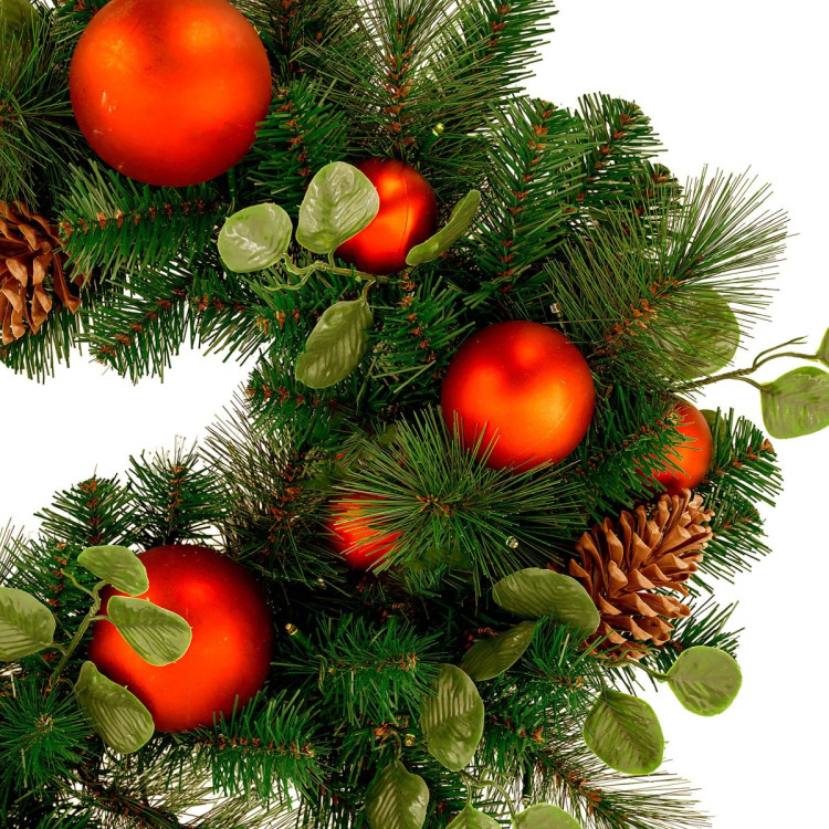 Christabelle 2.74m Sable Fir Christmas Garland Pre Lit Multi Function LED Timer Mantel Staircase Xmas Decoration Home image 12