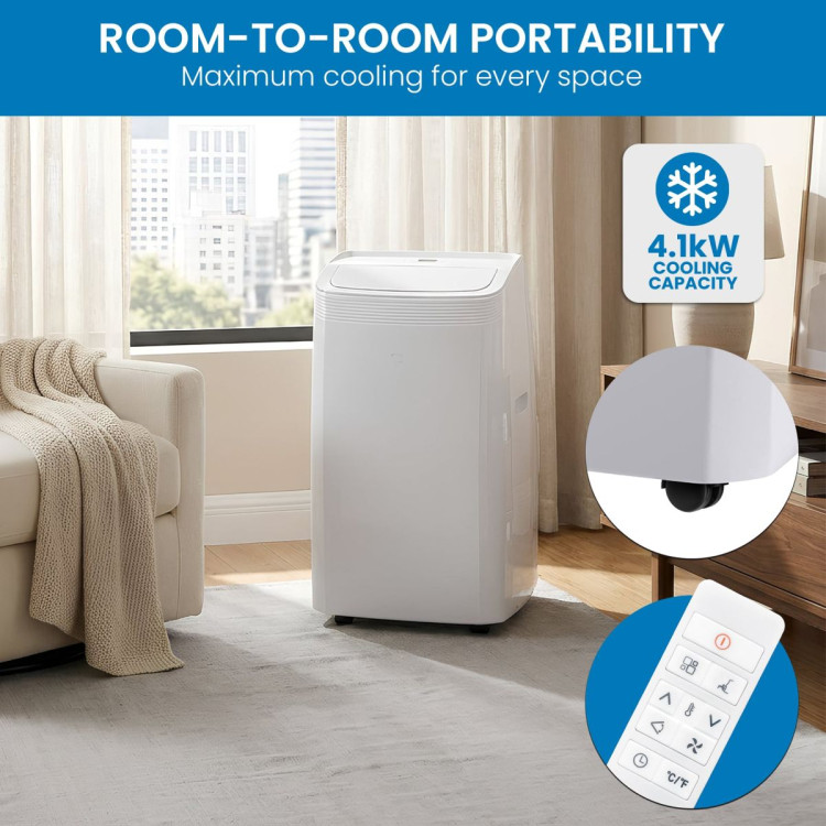 Olimpia Splendid Portable 4.1kW Air Conditioner with WiFi & Remote SERENITY14 image 9