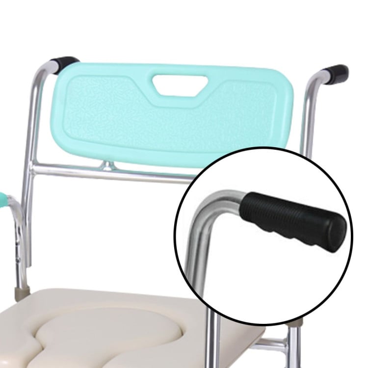 Orthonica Commode Chair With Castors image 5