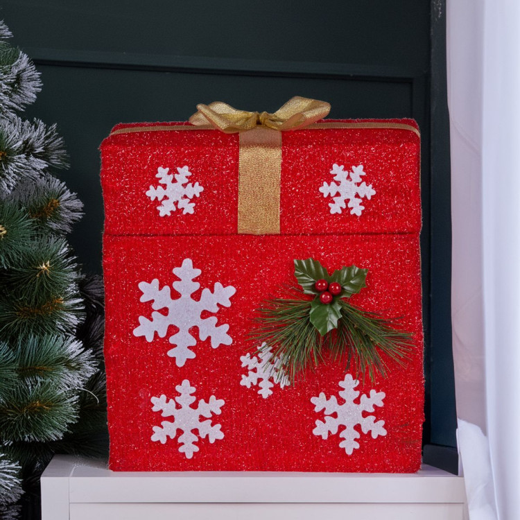 Christabelle Animated Santa Gift Box LED Christmas Tree Decoration Xmas Ornament image 7